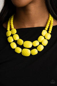 Resort Ready Yellow Necklace