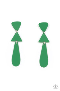 Retro Redux Earring (Multi, Green)