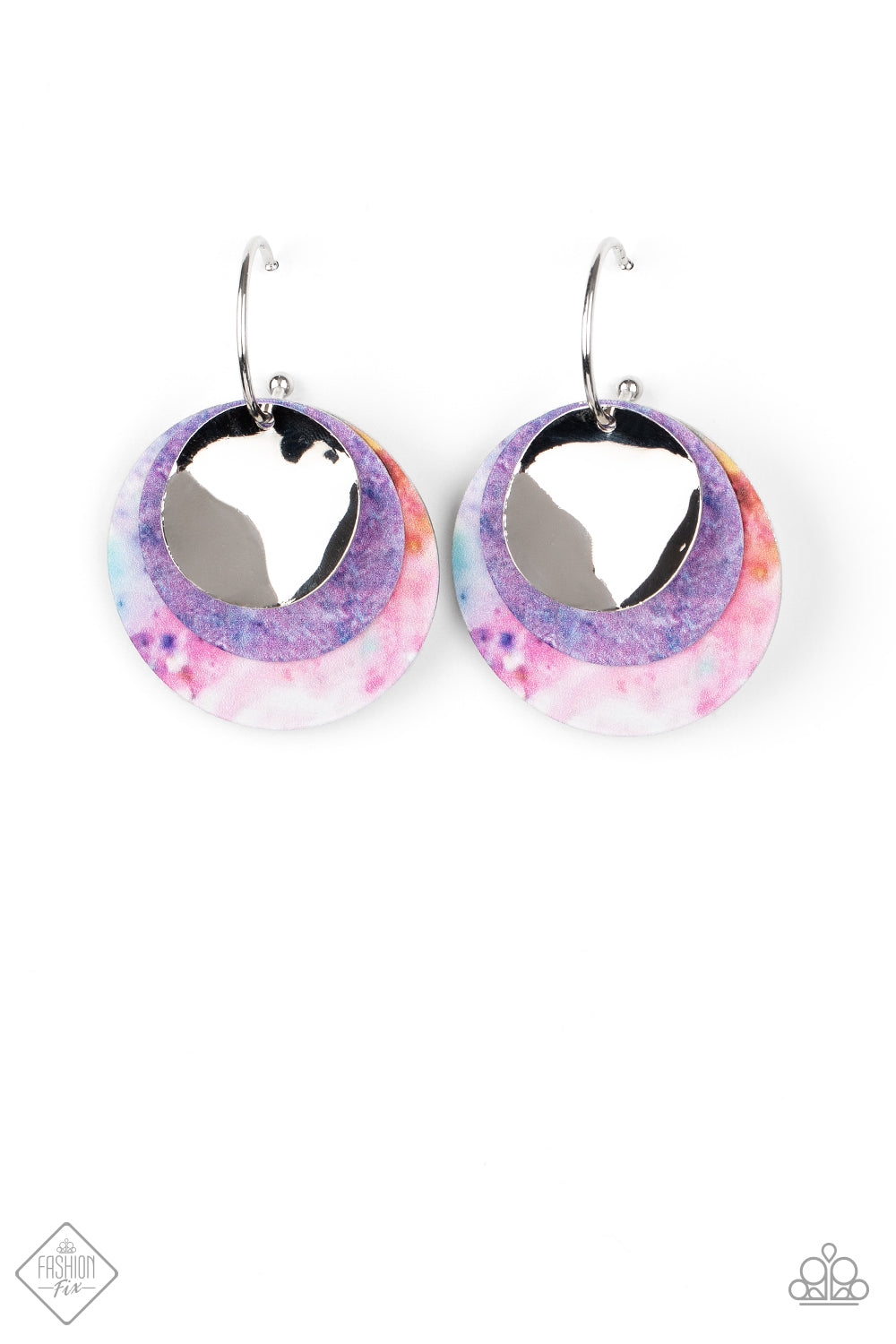 Ride or TIE DYE Multi Earring