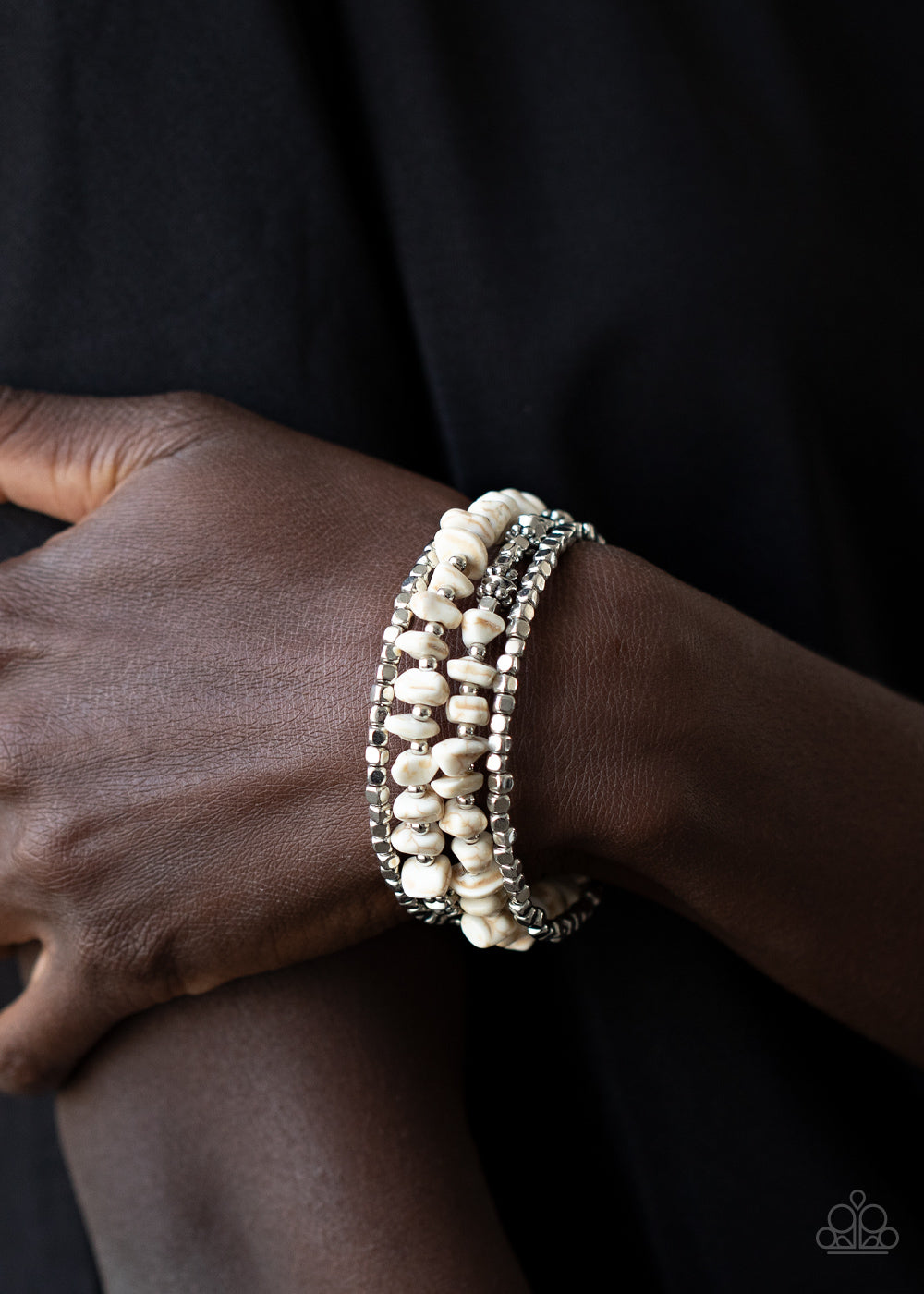 Rockin Renegade White Bracelet