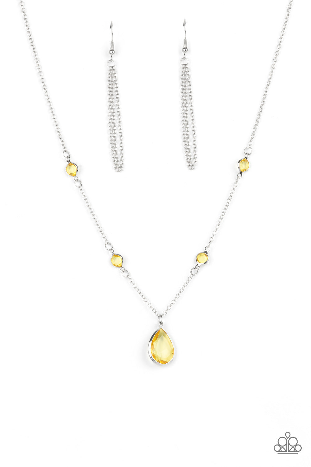 Romantic Rendezvous Necklace (Yellow, Blue, Brown)