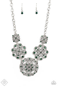 Royally Romantic Necklace (Green, Pink)