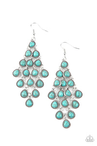 Rural Rainstorms Blue Earring