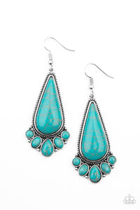 Rural Recluse Blue Earring