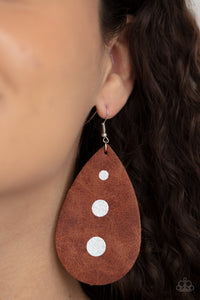 Rustic Torrent Earring (Black, Brown, Gold)