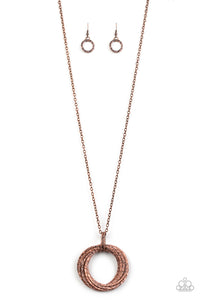 Metal Marathon Copper Necklace