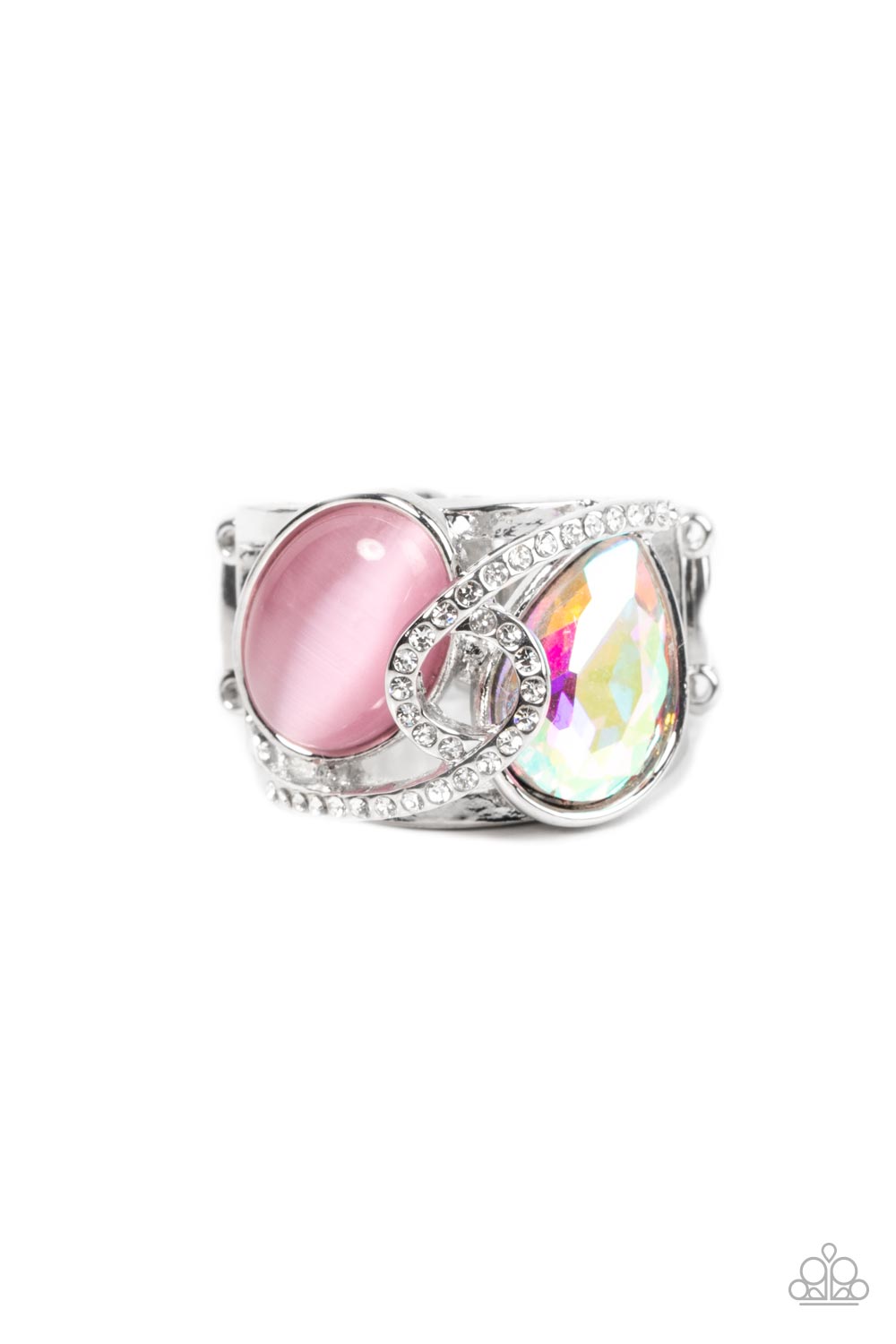 SELFIE-Indulgence Ring (Pink, Multi)