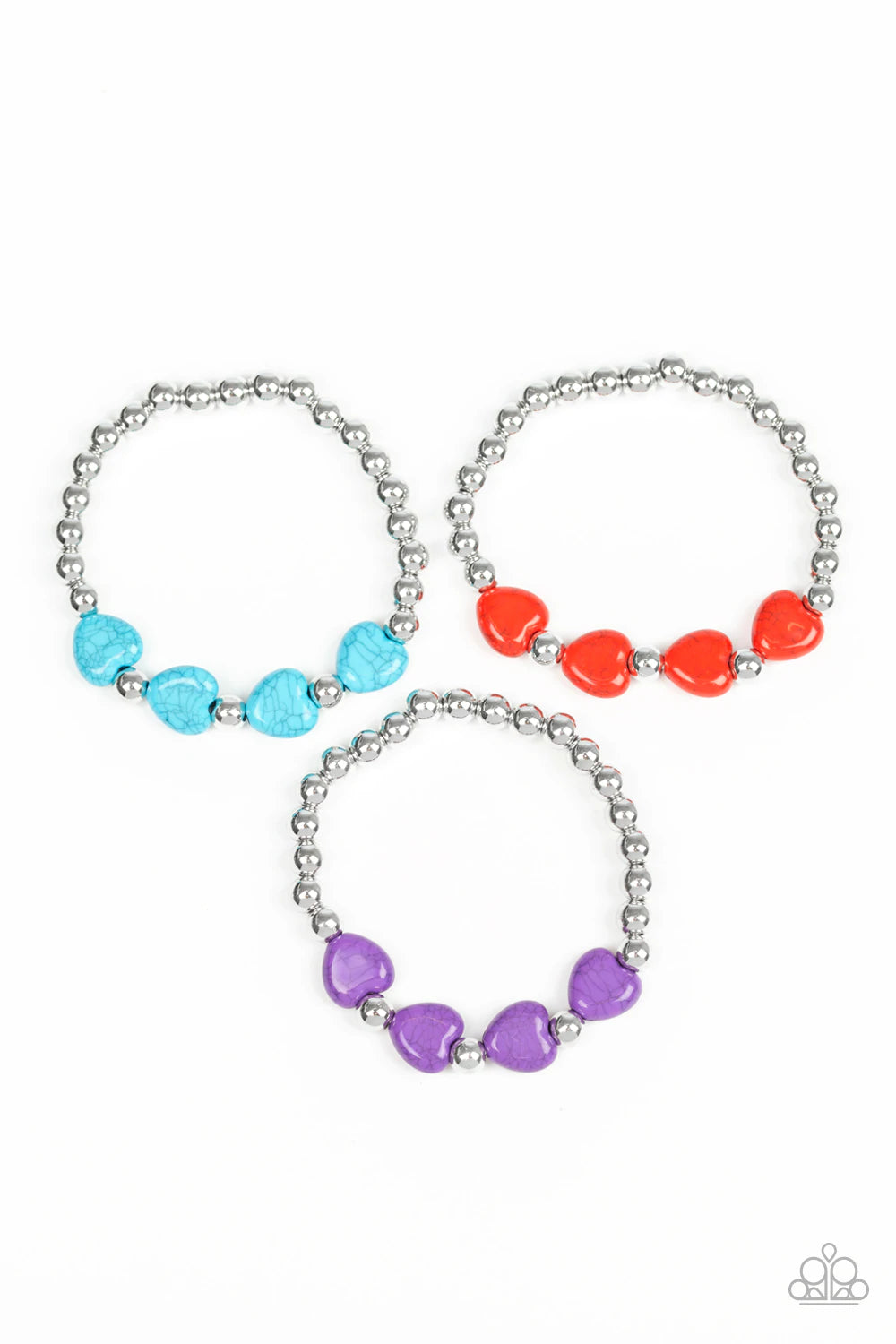 Starlet Shimmer Heart Stone Stretchy Bracelet Kit