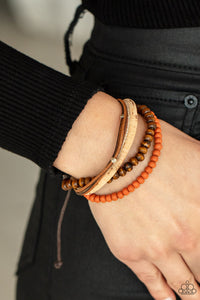 STACK To Basics Bracelet (Blue, Orange)