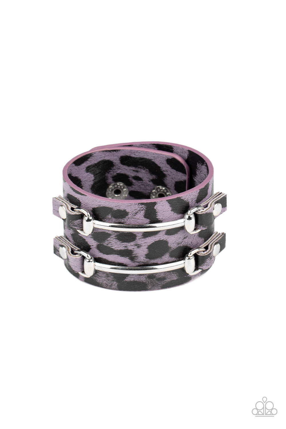 Safari Scene Purple Bracelet