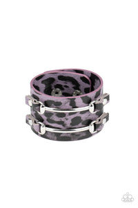 Safari Scene Purple Bracelet