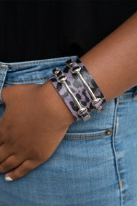 Safari Scene Purple Bracelet