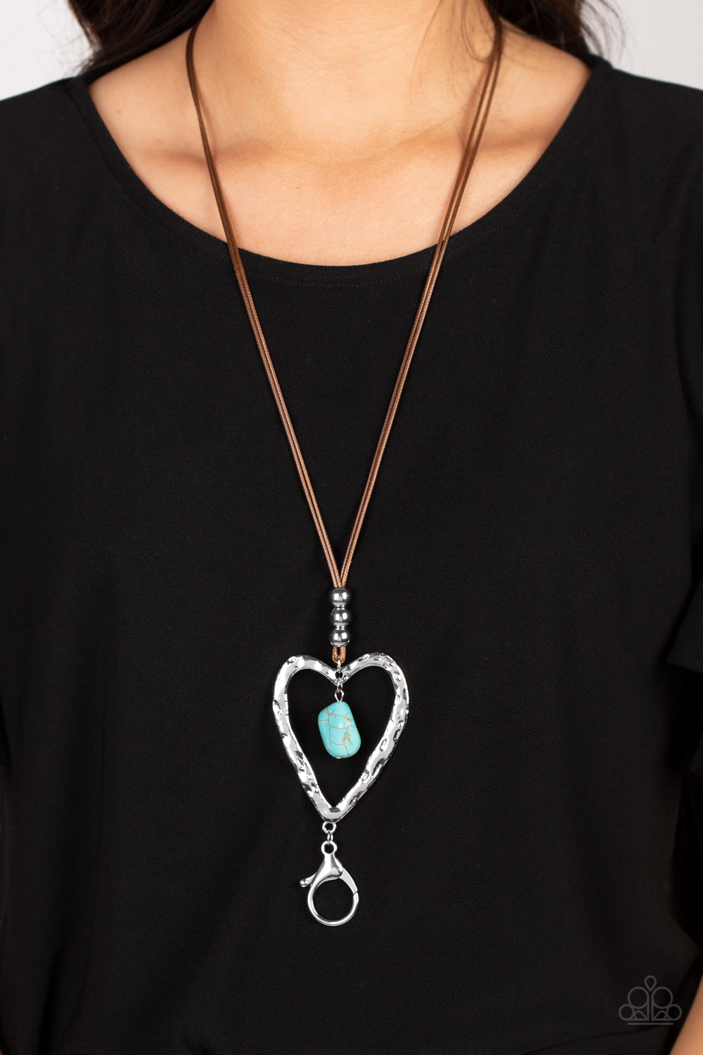 Santa Fe Sweetheart Blue Necklace