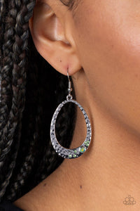 Seafoam Shimmer Earring (Multi, Green, Blue)