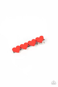 Sending You Love Hair Clip (Pink, Red)