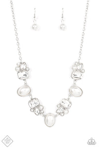 Sensational Showstopper White Necklace