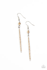 Skyscraping Shimmer Earring (Copper, Brown)