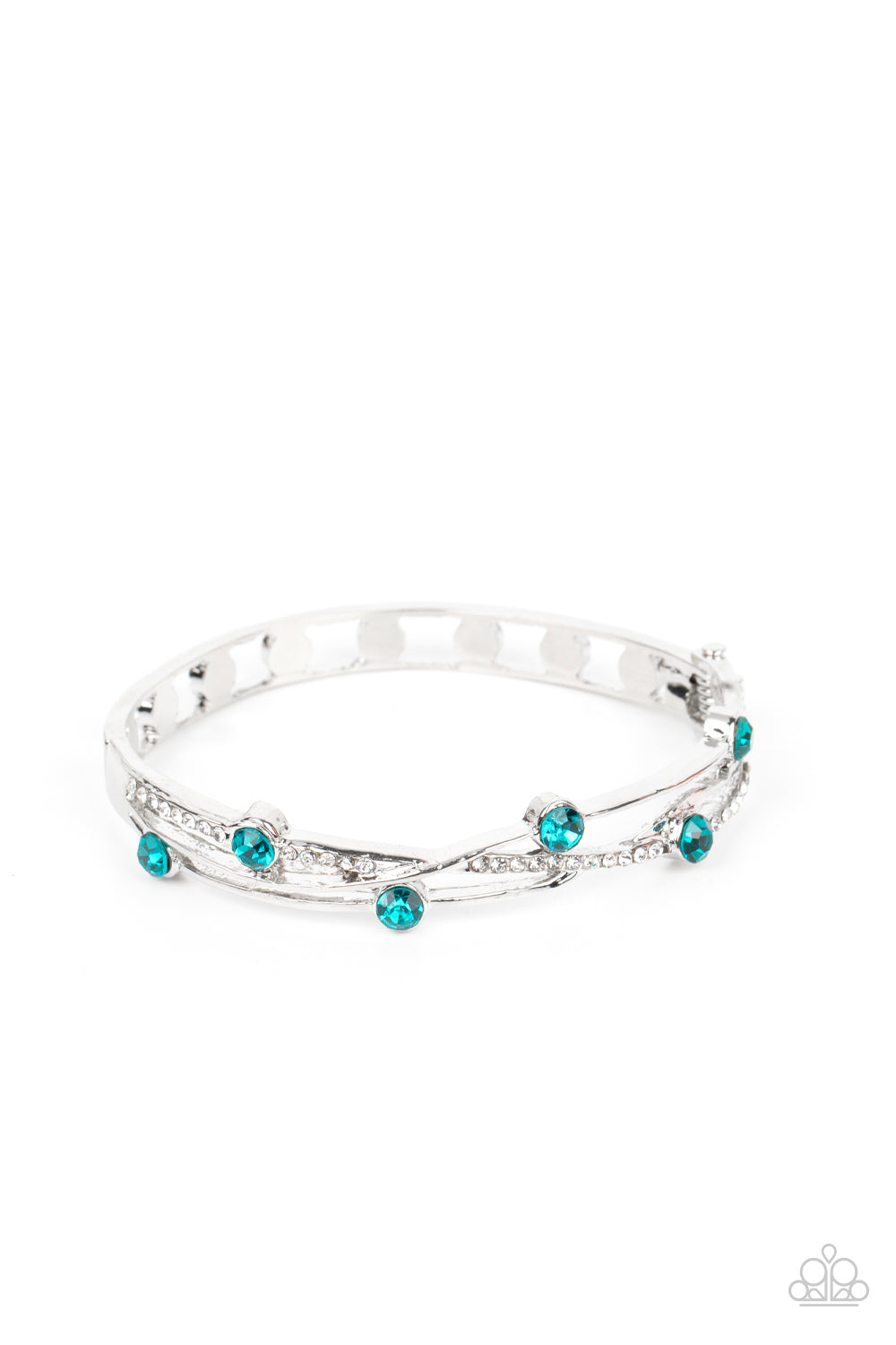 Slammin Sparkle Bracelet (White, Blue)