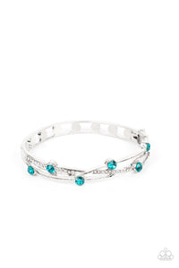 Slammin Sparkle Bracelet (White, Blue)