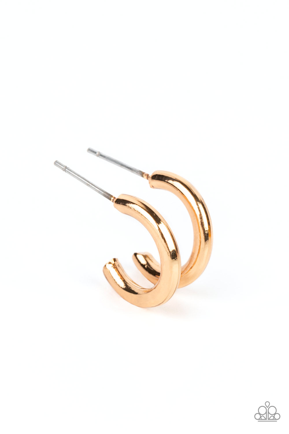 Small-Scale Shimmer Gold Earring
