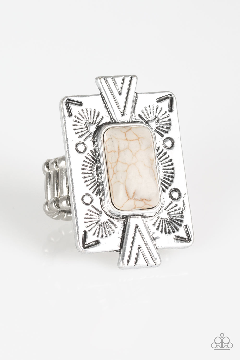 Stone Cold Couture White Ring