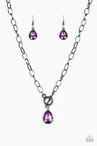 So Sorority Purple Necklace