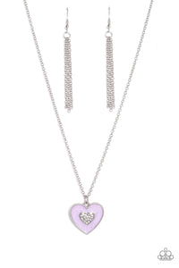So This Is Love (Purple, White) Necklace