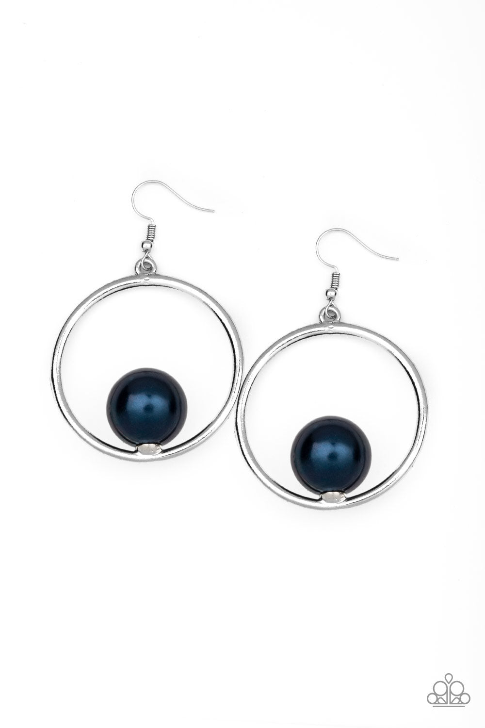 Solitaire REFINEMENT Blue Earring
