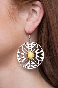 Southwest Walkabout Yellow Earring