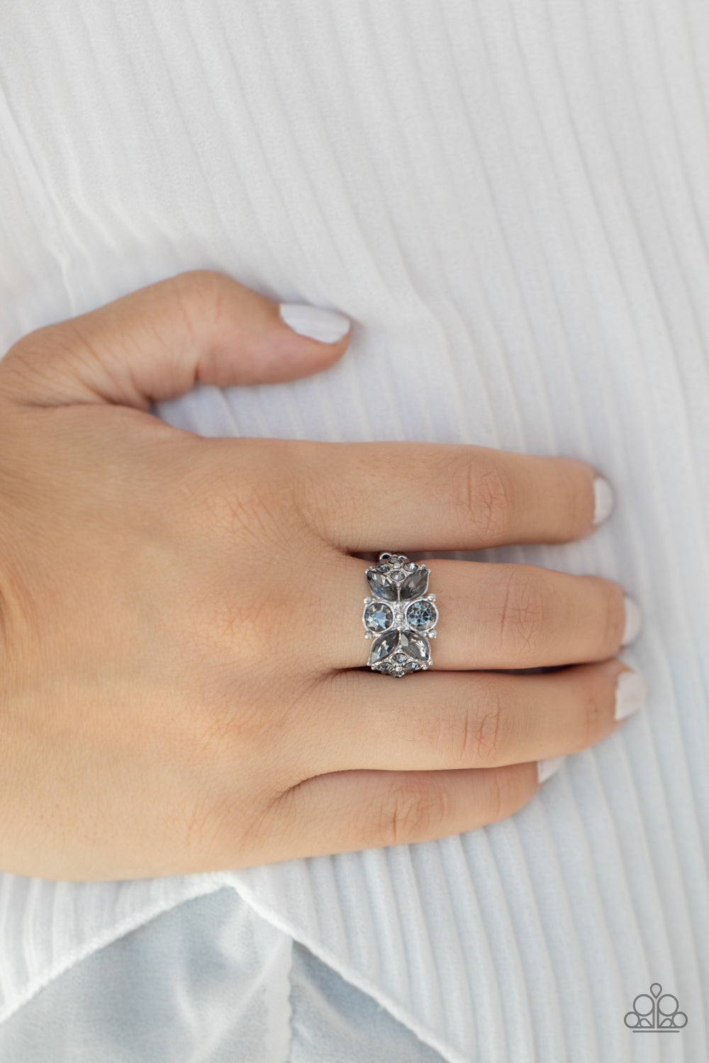 Sparkly State of Mind Silver Ring