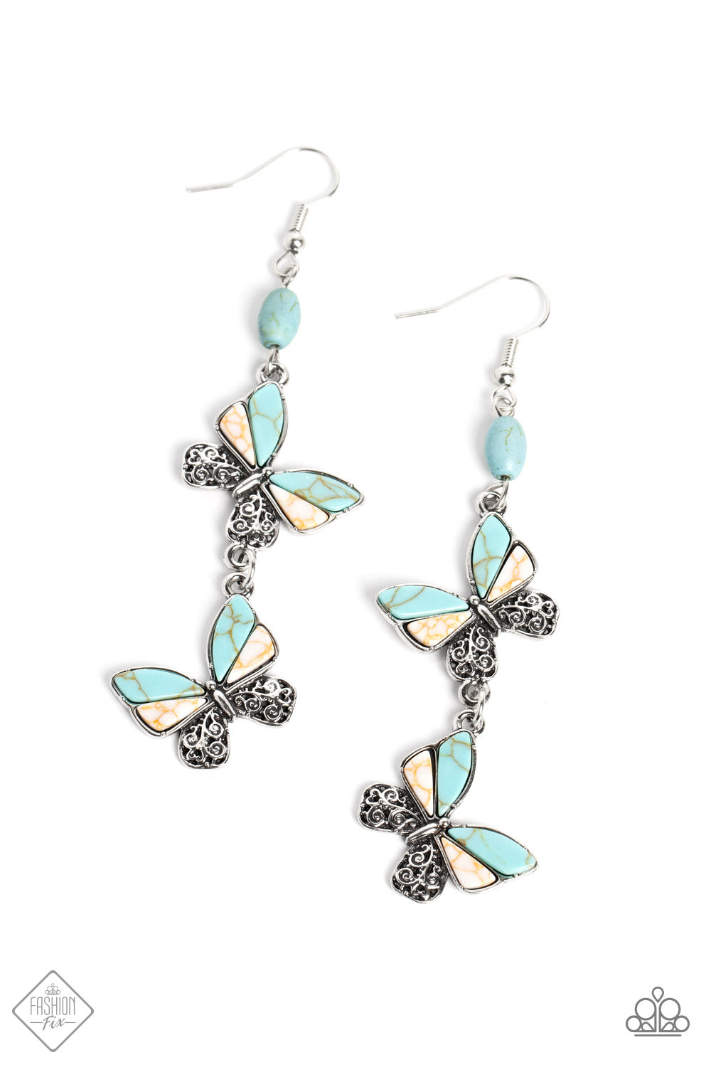 Spirited Soar Earring (Blue, Yellow)