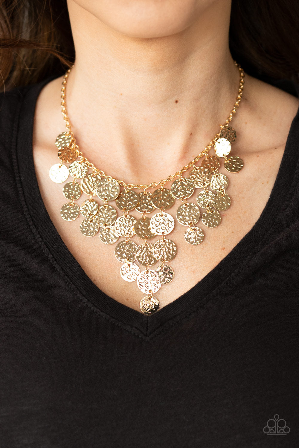 Spotlight Ready Gold Necklace