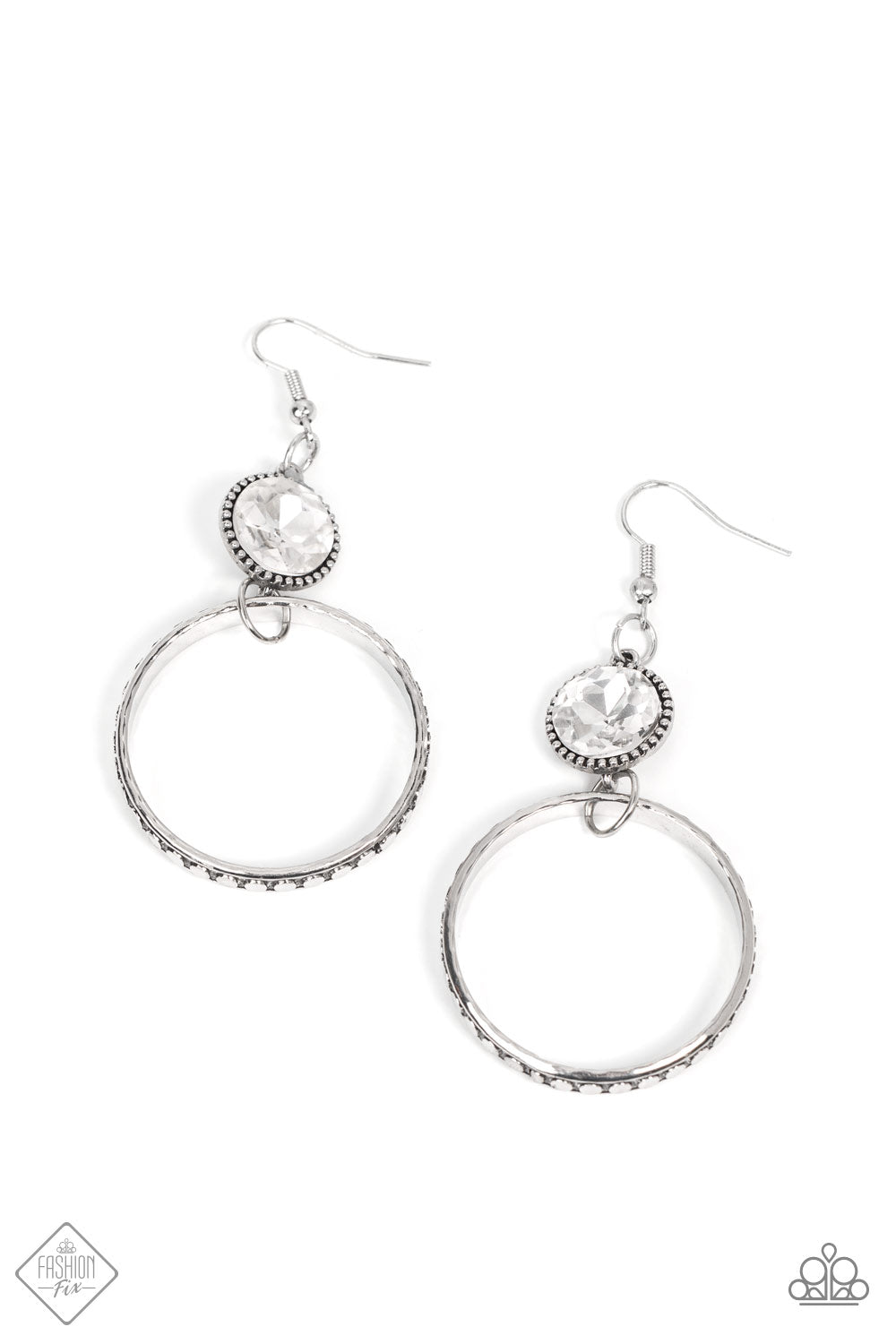 Standalone Sparkle White Earring