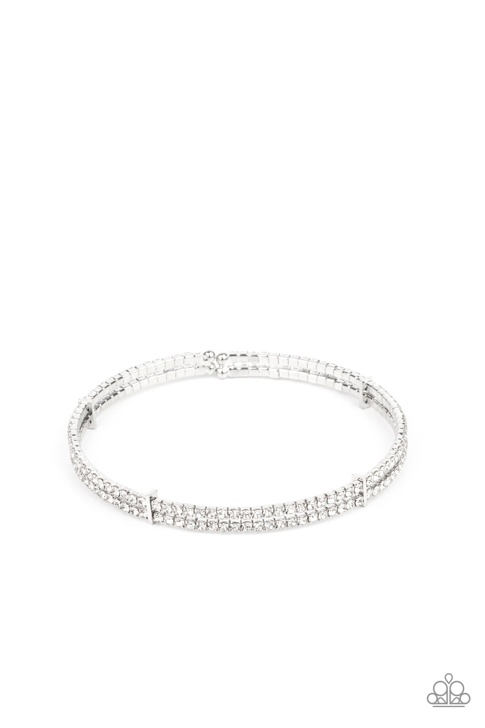 Standout Opulence White Bracelet