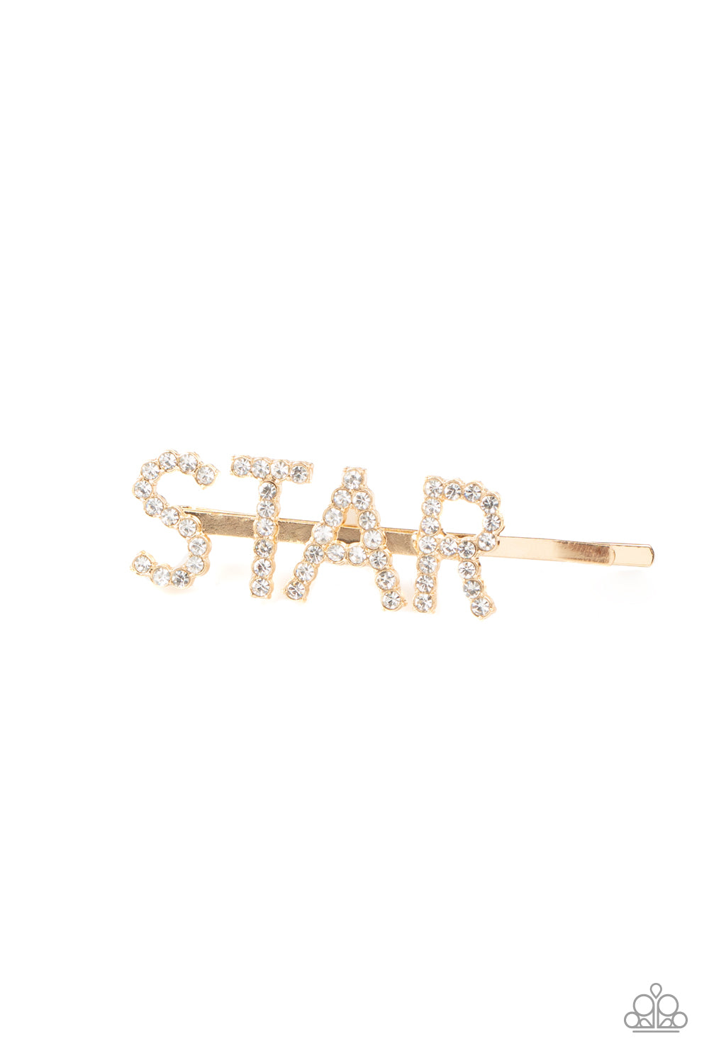 Star In Your Own Show Hair Clip (Gold, White)