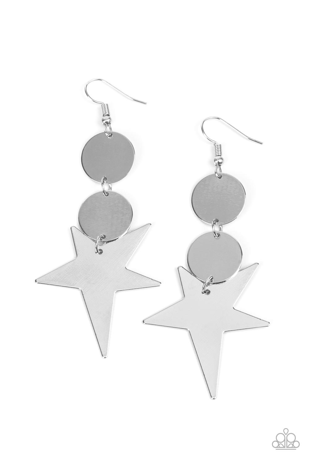 Star Bizarre Earring (Multi, Silver)
