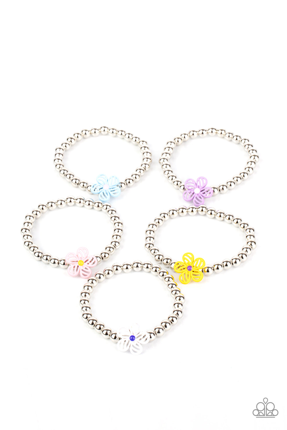 Starlet Shimmer Dainty Flower Charm Bracelet