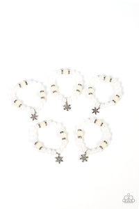 Starlet Shimmer White Snowflake Bracelet Kit