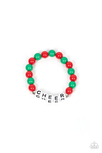 Starlet Shimmer Christmas Bead Word Bracelet