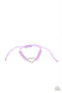 Starlet Shimmer Iridescent Heart Bracelet
