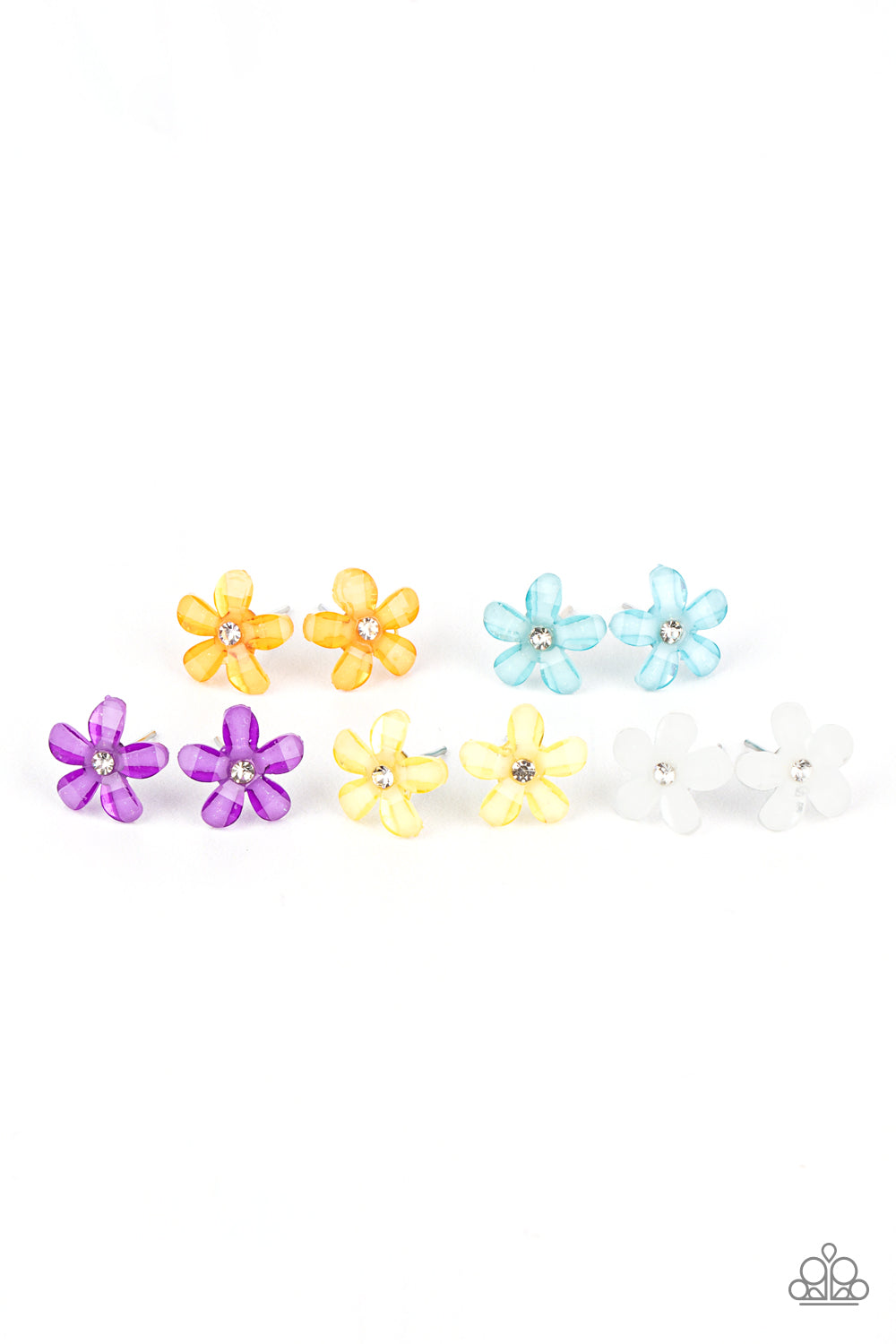Starlet Shimmer Flower Glassy Rhinestone Earring