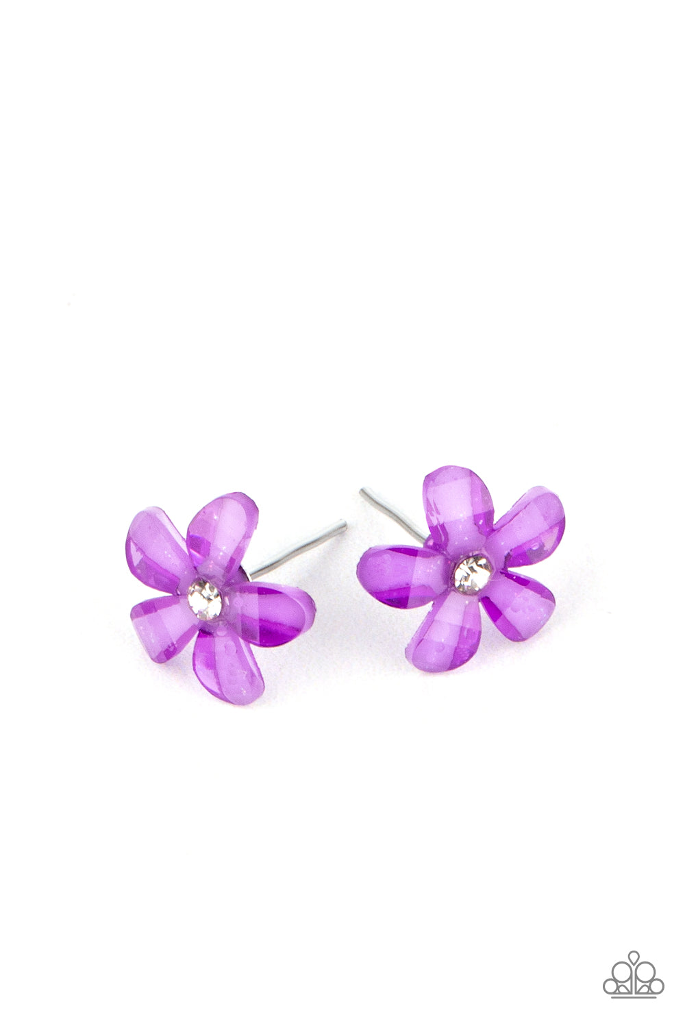 Starlet Shimmer Flower Glassy Rhinestone Earring