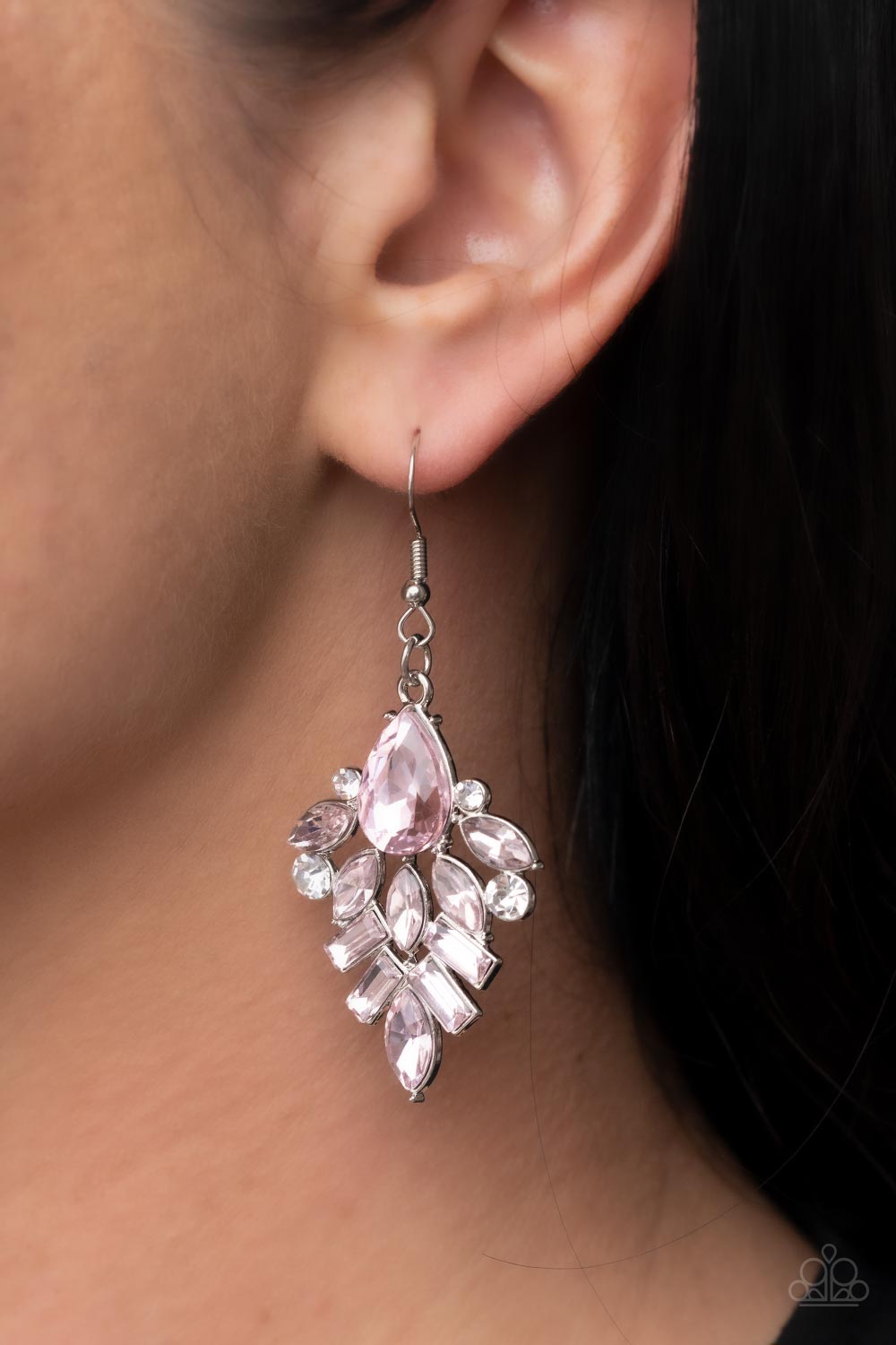 Stellar-escent Elegance Earring (Multi, Pink)