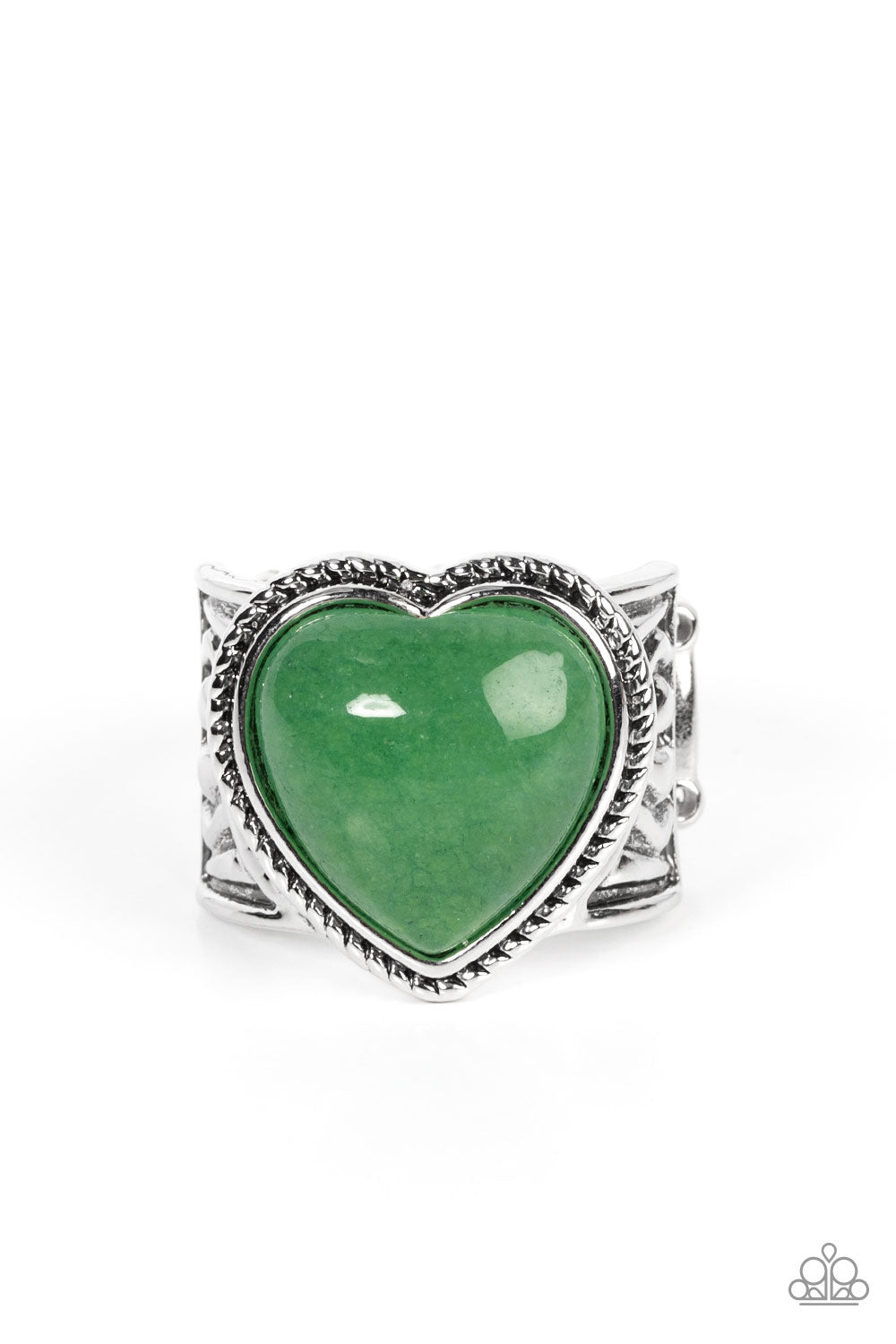 Stone Age Admirer Green Ring