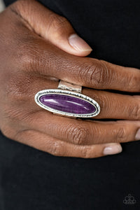 Stone Mystic Ring (Brown, Purple)