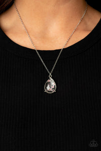 Stormy Shimmer Purple Necklace
