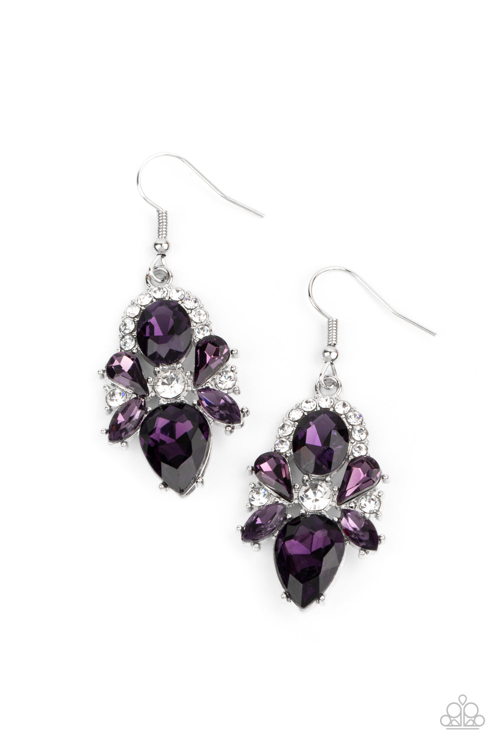 Stunning Starlet Purple Earring