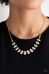 Super Starstruck Necklace (Brown, Gold)