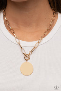 Tag Out Necklace (Gold, Copper)