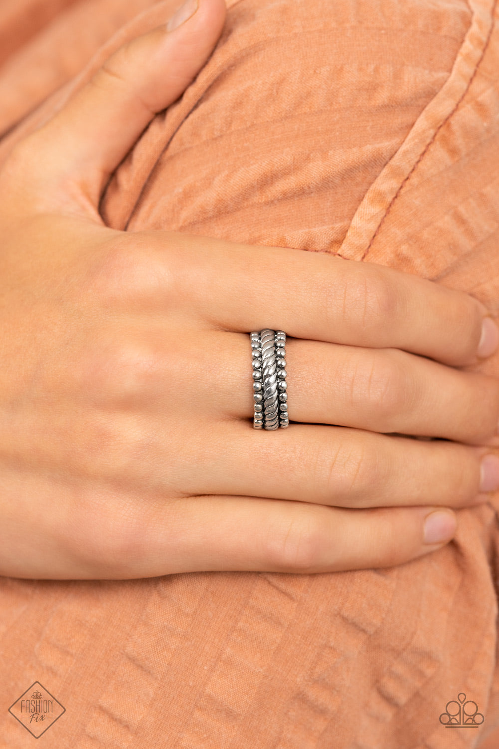 Tangible Texture Silver Ring